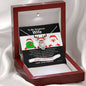 Christmas Necklace To My Wife With The luxury gift box , Perfect gifts for Wife