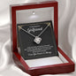 to My Future Wife Necklace, to my Wife, Necklaces For Wife From Husband With, Meaningful Necklace Message Card and Gift Box Styles on Birthday, Christmas, Anniversary  Love Knot