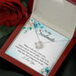 To My Soulmate, To My Wife Necklace, Wife Necklace, Wife Gift, WIfe Gift From Husband, Happy Anniversary, Meaningful Necklace Message Card and Gift Box Styles on Birthday, Christmas, Anniversary Love Knot