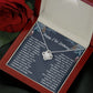 21st Birthday Gifts For Her, 21 Year Old Female Birthday Card Necklace Gift Ideas, Happy Bday For Women Turning Finally 21, 21st Birthday Present for Daughter, Granddaughter Message Card and Gift Box Love Knot