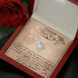 Couples Gifts, Nusre Wife Necklace Gifts From Husband, Wedding Anniversary Jewelry For Wife From Husband, Wife Birthday From Husband, To My Soulmate Message Card and Gift Box styles On Birthday, Christmas, Anniversary  Love Knot