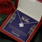 To My Beautiful Wife, Love Knot Necklace Gifts For Wife From Husband, To My Soulmate Necklace For Women, To My Wife Necklace Wedding Anniversary, I Love You, Meaningful Necklace Message Card and Gift Box Styles on Birthday, Christmas, Anniversary Love Kno