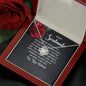 Soulmate Necklace Gifts From Husband, Wedding Anniversary Jewelry For Wife From Husband, Wife Birthday Gifts From Husband, To My Unbiological Sister Message Card and Gift Box styles On Birthday, Christmas, Anniversary  Love Knot