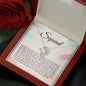 Squad Necklace- Tribe, Soul Sisters, Best Friends, Gift, Jewelry, Bachelorette, Long Distance, Quotes, BFFs, Meaningful Necklace Message Card and Gift Box Styles on Birthday, Christmas, Anniversary 1 Love Knot