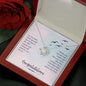 To My Daughter Necklace, Dear Daughter, Daughter Necklace, Gift For Daughter From Mom Dad, Necklace For Daughters, Daughter Necklaces From Mom Cogratulations, Meaningful Necklace Message Card and Gift Box Styles on Birthday, Christmas, Anniversary  Love K