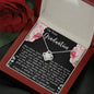 Happy Senior 2021 Graduation to Daughter Necklace from Mom and4 Dad - Many Dream, Some Try Love Knot Necklace Luxury Jewelry On Birthday. with Message Card and4 Box