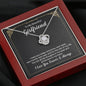 to My Future Wife Necklace, to my Wife, Necklaces For Wife From Husband With, Meaningful Necklace Message Card and Gift Box Styles on Birthday, Christmas, Anniversary  Love Knot