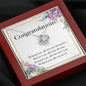 Graduation Gift Necklace for Girls- College, High School, Elementary School, Senior Graduation, Meaningful Necklace Message Card and Gift Box Styles on Birthday, Christmas, Anniversary2 Love Knot