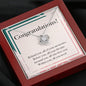 Graduation Gift Necklace for Girls- College, High School, Elementary School, Senior Graduation, Meaningful Necklace Message Card and Gift Box Styles on Birthday, Christmas, Anniversary10 Love Knot