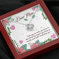 My Mum Necklace, Dear Mom, Mother's Day Necklace, Gift for Mom from Daughter Son, Amazing Mom, Perfect Mother, Happy Mother's Day Gift, Love Knot Necklace Message Card and Gift Box Styles on Birthday, Christmas, Anniversary  Love Knot