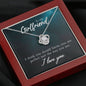 To My True Girlfriend Necklace, Brother to Sister, Birthday For Sister from Brother, I Love You, Love Knot Meaningful Necklace Message Card and Gift Box Styles on Birthday, Christmas, Anniversary Love Knot