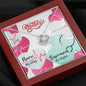 To My Bonus Mom Necklace, Dear Mom, Mother's Day Necklace, Gift for Mom from Daughter, Son, Amazing Mom, Perfect Mother, Happy Mother's Day Gift, Love Knot Necklace Message Card and Gift Box Styles on Birthday, Christmas, Anniversary  Love Knot