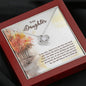 To My Daughter Necklace Gift, Dear Daughter, Daughter Necklace, Gift For Daughter From Mom Dad, StepDaughter Gift, Necklace For Daughter Gift, Meaningful Necklace Message Card and Gift Box Styles on Birthday, Christmas, Anniversary  Love Knot