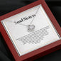 Soul Sisters Necklace- Best Friend Jewelry, Long Distance, Quotes, Friends Forever, Gift Best Friend, Lotus Meaningful Necklace Message Card and Gift Box Styles on Birthday, Christmas, Anniversary8 Love Knot