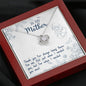 To My Mum Necklace, Dear Mom, Mother's Day Necklace, Gift for Mom from Daughter Son, Amazing Mom, Perfect Mother, Happy Mother's Day Gift, Together, Love Knot Necklace Message Card and Gift Box Styles on Birthday, Christmas, Anniversary  Love Knot