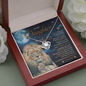 Lion From Dad To My Daughter Never Feel That You Are Alone Necklace