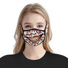 Load image into Gallery viewer, JOKER haha Face Mask Reusable Fabric Mask Protective Mouth Washable