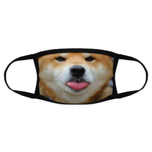 Load image into Gallery viewer, Shiba Inu Dog Reusable Fabric Mask Protective Mouth Face Mask Funny