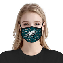 Load image into Gallery viewer, Fan Philadelphia Eagles Reusable Fabric Mask Protective Mouth Face Mask Funny