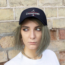 Load image into Gallery viewer, Atlanta Braves 2021 World Series Champions Gift Fan Twill Cap Hat