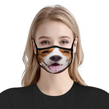 Load image into Gallery viewer, Beagle Dog Reusable Fabric Mask Protective Mouth Face Mask Funny