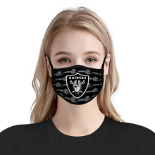 Load image into Gallery viewer, FAN Oakland Raiders Face Mask Reusable Fabric Mask Protective Mouth Gifts