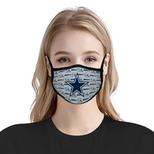 Load image into Gallery viewer, Gift Fan Dallas Cowboys Unique Reusable Fabric Mask Mouth Face Mask