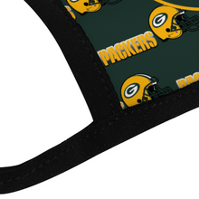 Load image into Gallery viewer, Football Green Bay Packers Reusable Fabric Mask Protective Mouth Face Mask