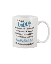 Load image into Gallery viewer, To My Daddy Baby Bump Mug Coffee - White